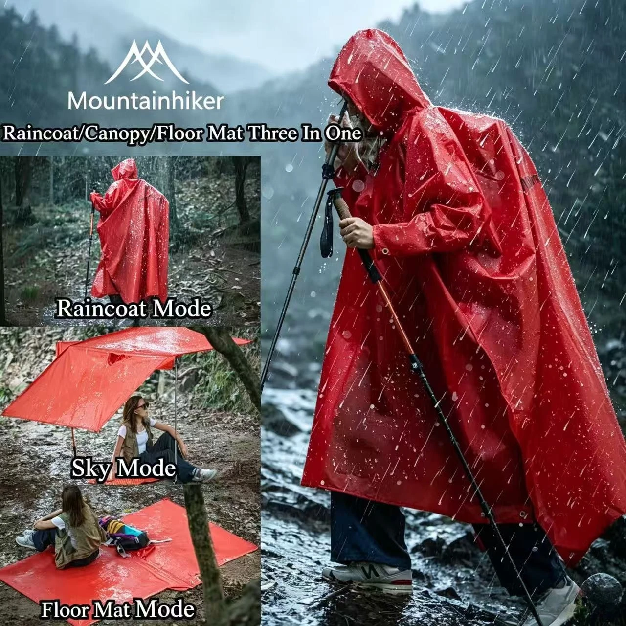 Outdoor Adventure Windbreaker - เสื้อกันฝน 3in1 สำหรับนักปีนเขา โดย Ultra Light