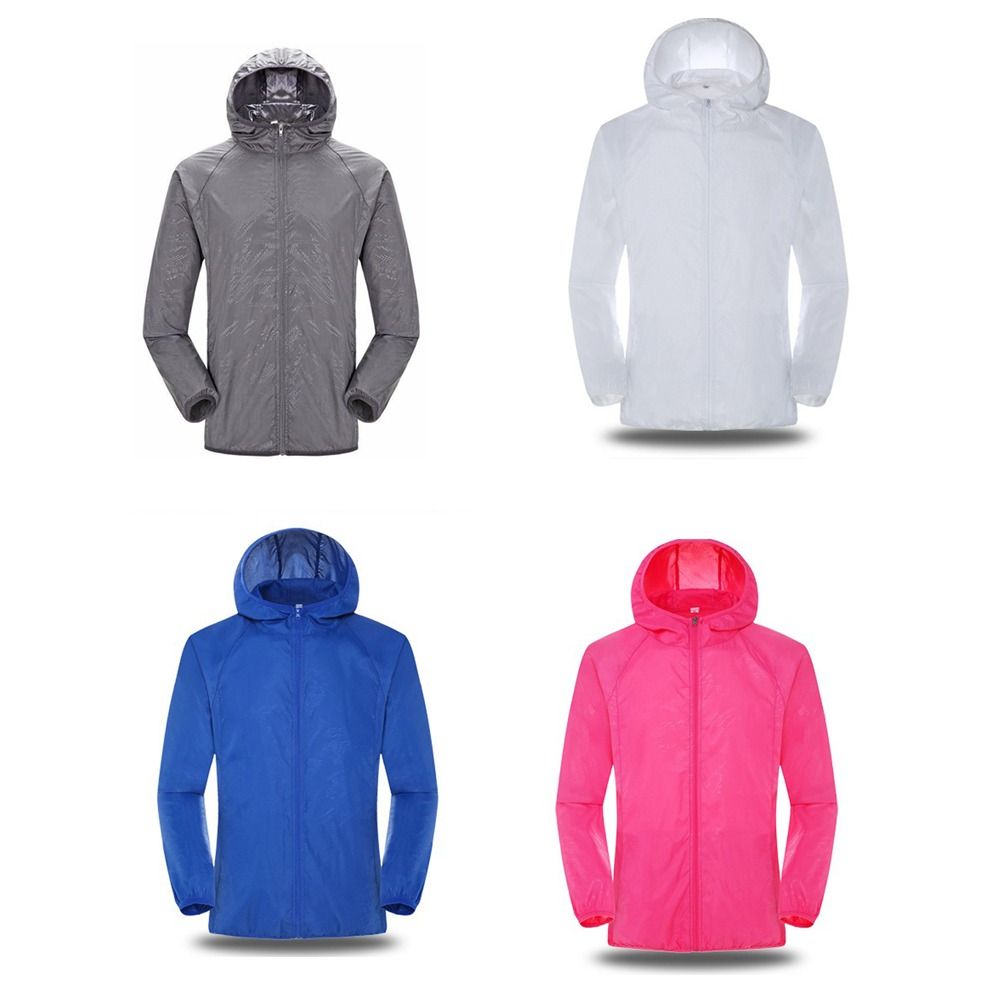 Outdoor Adventure Windbreaker - เสื้อแจ็คเก็ตกันแดดแบบเบาสบายพร้อมฮู้ด พับเก็บได้ กันลม แห้งเร็ว เหมาะสำหรับกิจกรรมกลางแจ้งและการเดินทาง