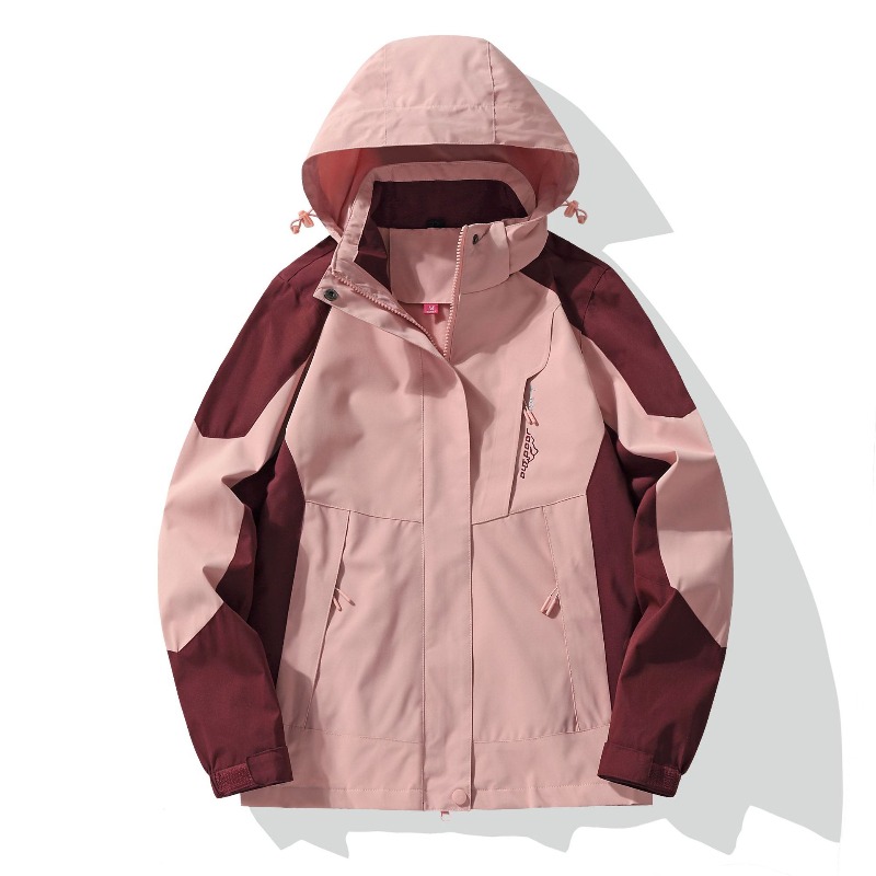 Outdoor Adventure Windbreaker - เสื้อแจ็คเก็ตมีฮู้ดกันน้ำสำหรับผู้หญิงและผู้ชาย เสื้อแจ็คเก็ตซิปสำหรับฤดูใบไม้ผลิและฤดูใบไม้ร่วง เสื้อแจ็คเก็ตทำงานลำลองแฟชั่น เสื้อแจ็คเก็ตสำหรับการผจญภัยกลางแจ้ง