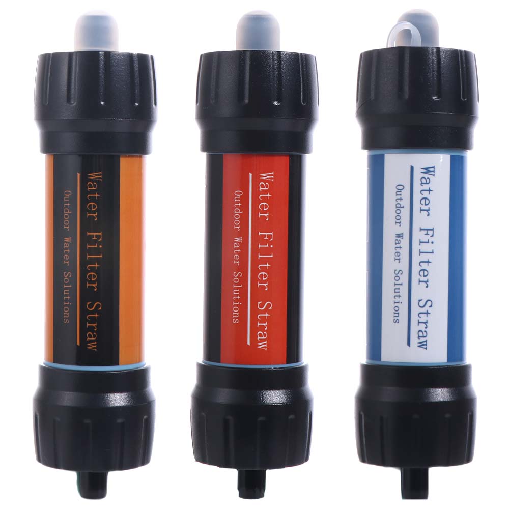Water Filter Straw - หลอดกรองน้ำขนาดเล็ก หลอดกรองน้ำดื่มได้ทันที หลอดกรองน้ำสำหรับเอาตัวรอด หลอดกรองน้ำดื่ม