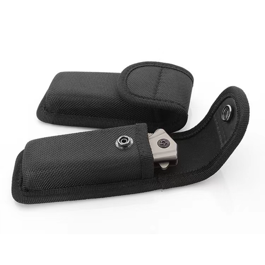 Fire Piston Starter - สีดํา Sheath พับมีด Plier กระเป๋ากระเป๋า Sheath
