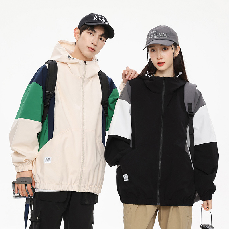 Outdoor Adventure Windbreaker - เสื้อกันลมผู้ชาย 2026 แจ็คเก็ตเดินป่าฤดูใบไม้ร่วง คุณภาพสูง กันน้ำ กันลม