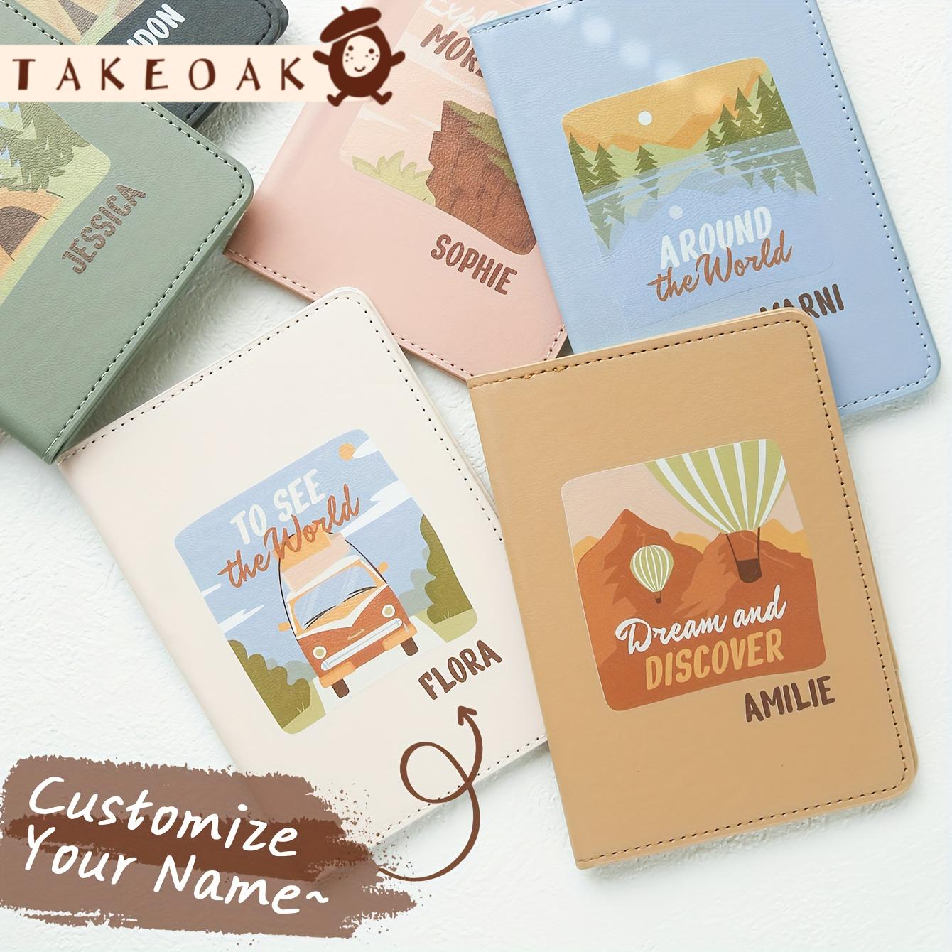 ซองใส่พาสปอร์ตหนังพิมพ์ลายทิวท - Outdoor Adventure Names บทวิจารณ์และราคา