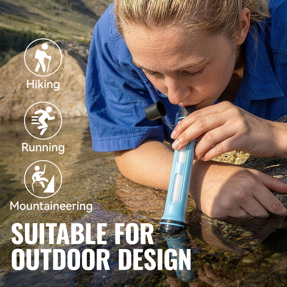 หลอดกรองน้ำพกพา WRELS พร้อมไส้ - Water Filter Straw บทวิจารณ์และราคา