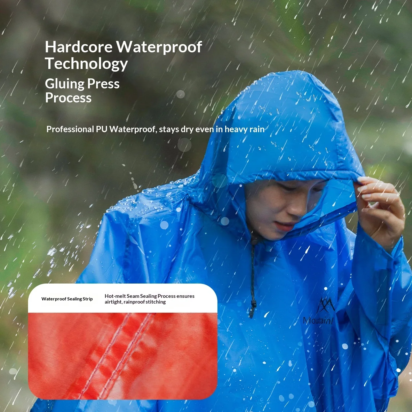 เสื้อกันฝน 3in1 สำหรับนักปีนเข - Outdoor Adventure Windbreaker บทวิจารณ์และราคา
