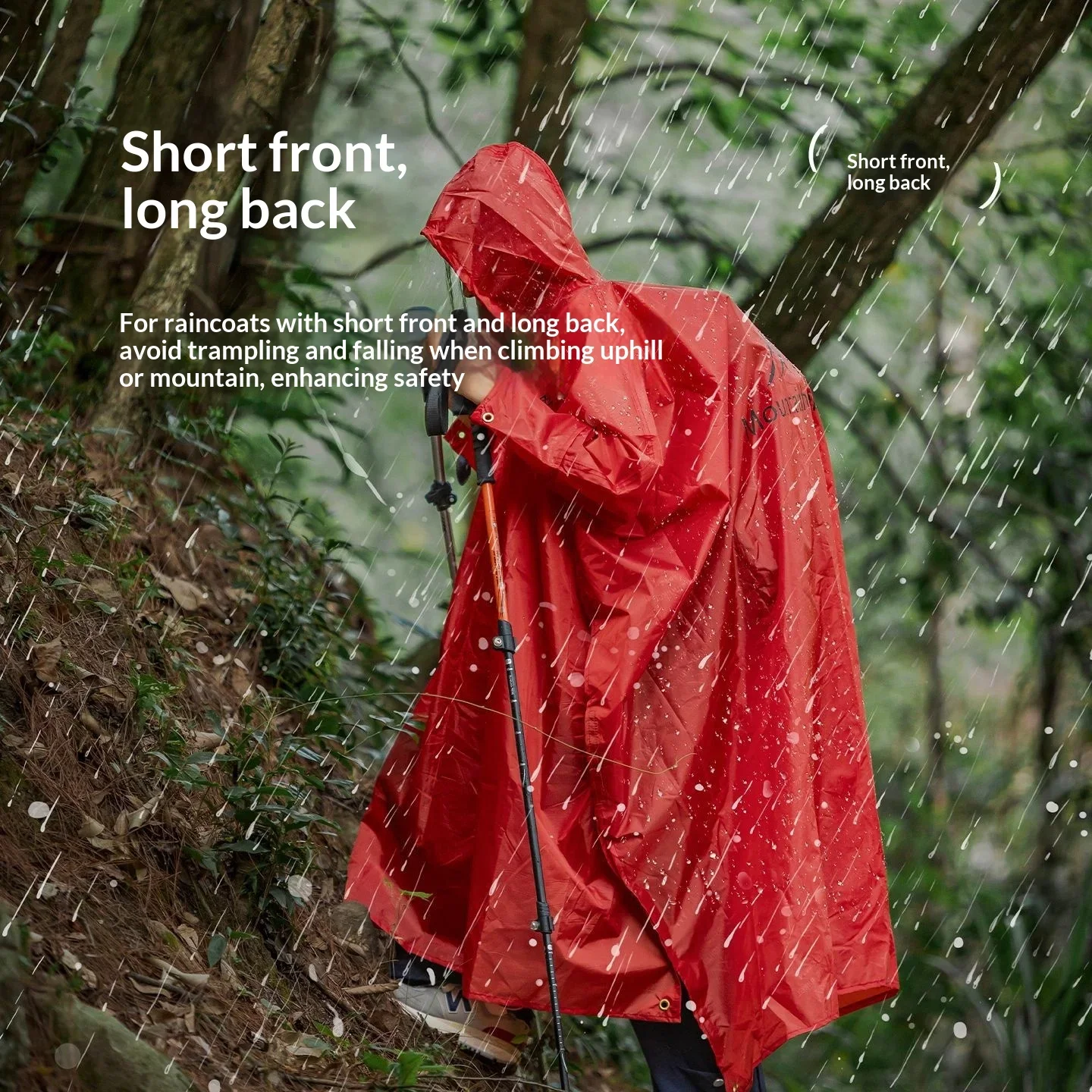 เสื้อกันฝน 3in1 สำหรับนักปีนเข - Outdoor Adventure Windbreaker บทวิจารณ์และราคา