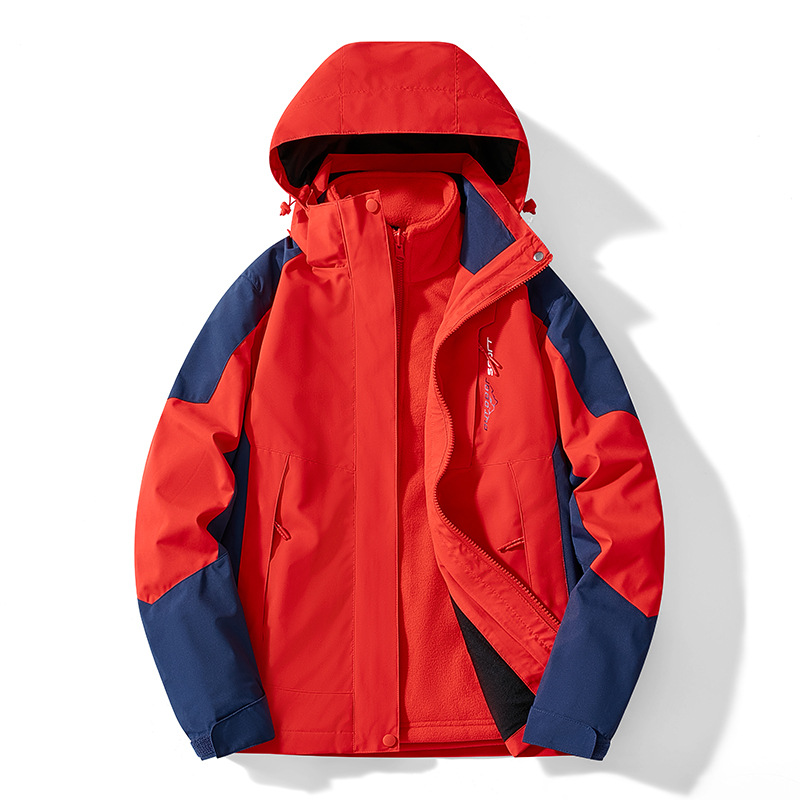 เสื้อแจ็คเก็ตเดินป่า 3 in 1 สำ - Outdoor Adventure Windbreaker บทวิจารณ์และราคา