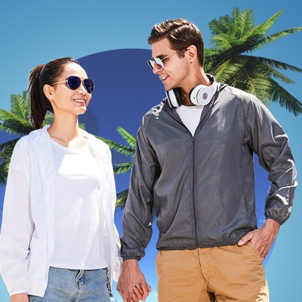 เสื้อแจ็คเก็ตกันแดดแบบเบาสบายพ - Outdoor Adventure Windbreaker บทวิจารณ์และราคา