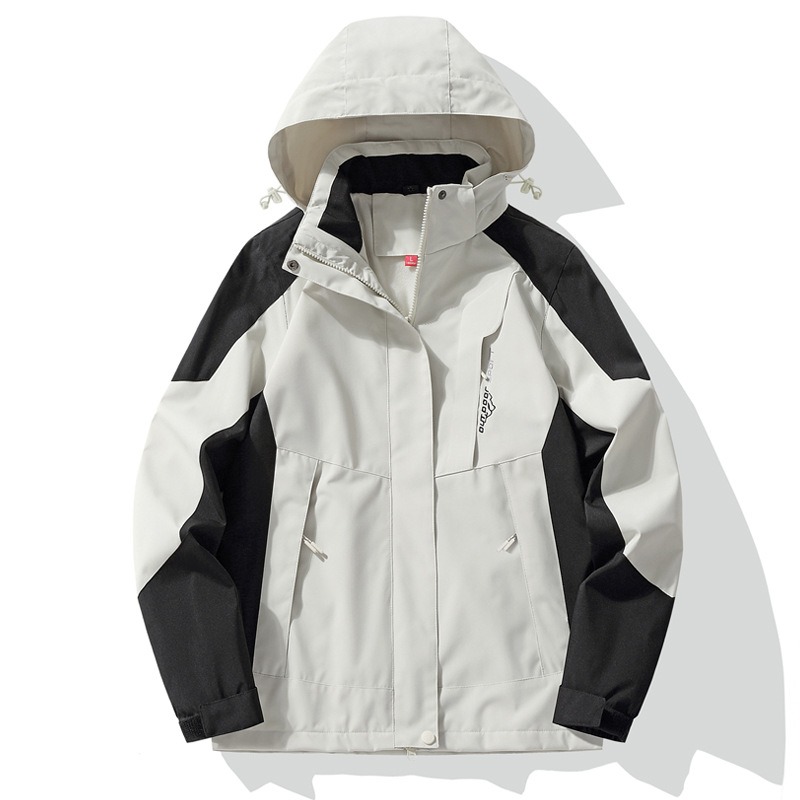 เสื้อแจ็คเก็ตมีฮู้ดกันน้ำสำหรั - Outdoor Adventure Windbreaker บทวิจารณ์และราคา