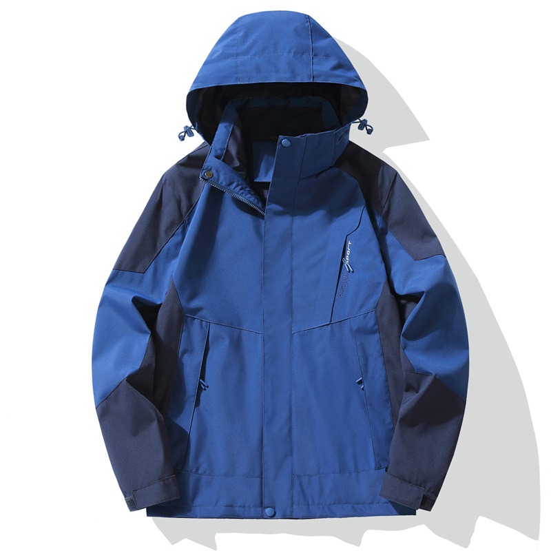 เสื้อแจ็คเก็ตมีฮู้ดกันน้ำสำหรั - Outdoor Adventure Windbreaker บทวิจารณ์และราคา