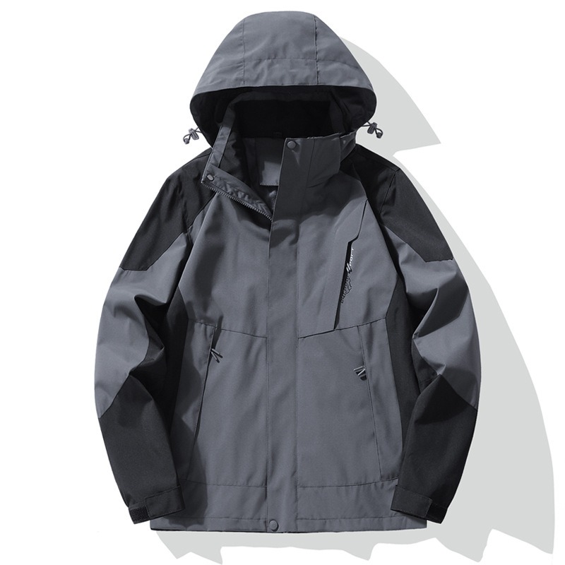 เสื้อแจ็คเก็ตมีฮู้ดกันน้ำสำหรั - Outdoor Adventure Windbreaker บทวิจารณ์และราคา