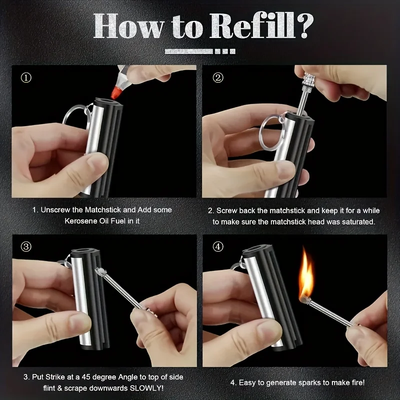 เครื่องจุดไฟแบบลูกสูบ, แบบพวงก - Fire Piston Starter บทวิจารณ์และราคา