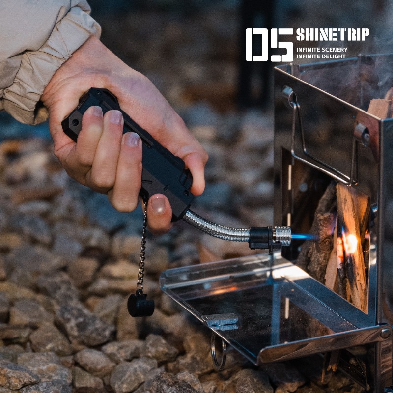 ไฟแช็คแก๊สบิวเทนแบบพ่นไฟสีฟ้า  - Fire Piston Starter บทวิจารณ์และราคา