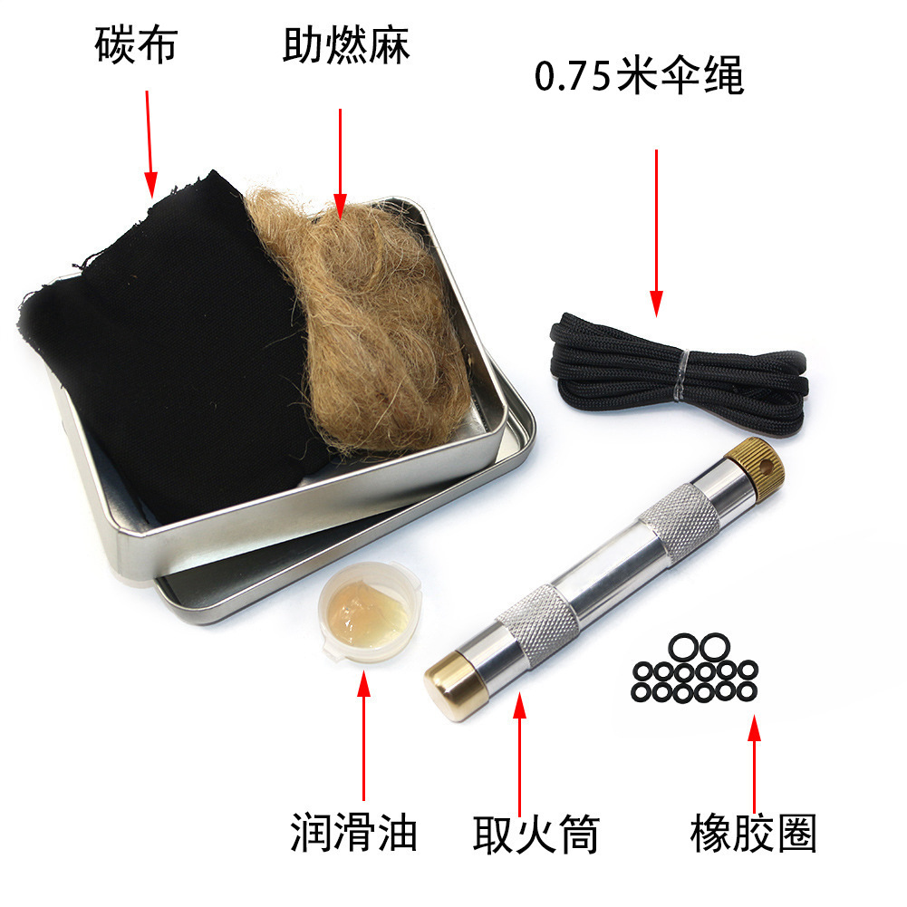 ที่จุดไฟแบบลูกสูบสำหรับตั้งแคม - Fire Piston Starter บทวิจารณ์และราคา