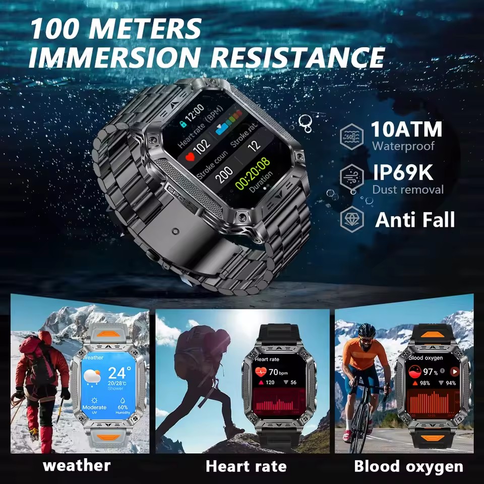 นาฬิกาสมาร์ทวอทช์ผู้ชายสำหรับก - Outdoor Adventure Reservations บทวิจารณ์และราคา