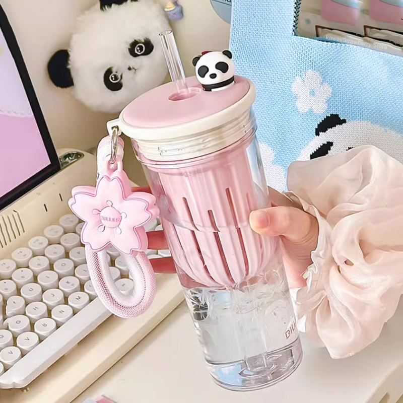 650ml Kawaii น้ําขวดกรองน่ารัก - Water Filter Straw บทวิจารณ์และราคา