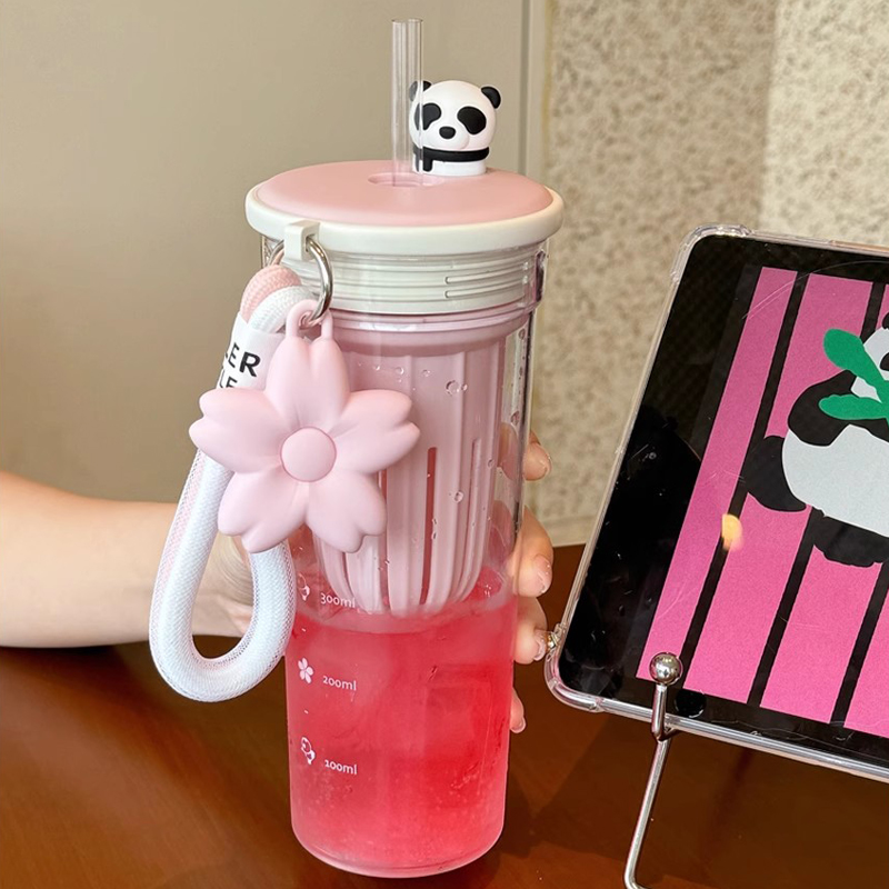 650ml Kawaii น้ําขวดกรองน่ารัก - Water Filter Straw บทวิจารณ์และราคา
