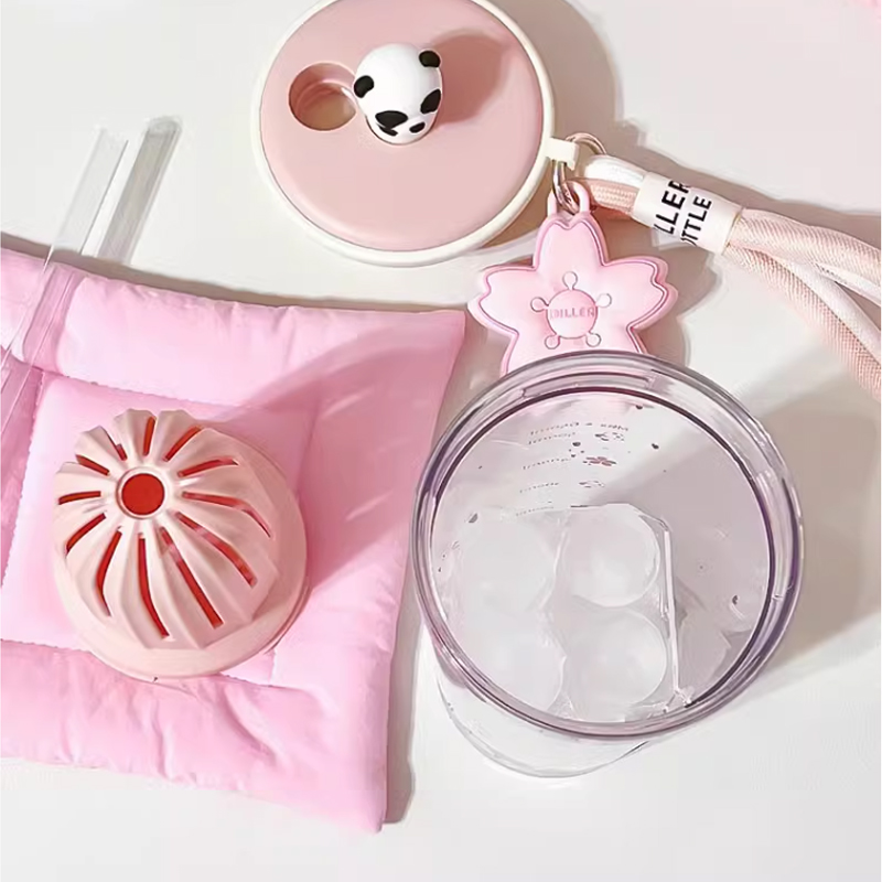 650ml Kawaii น้ําขวดกรองน่ารัก - Water Filter Straw บทวิจารณ์และราคา