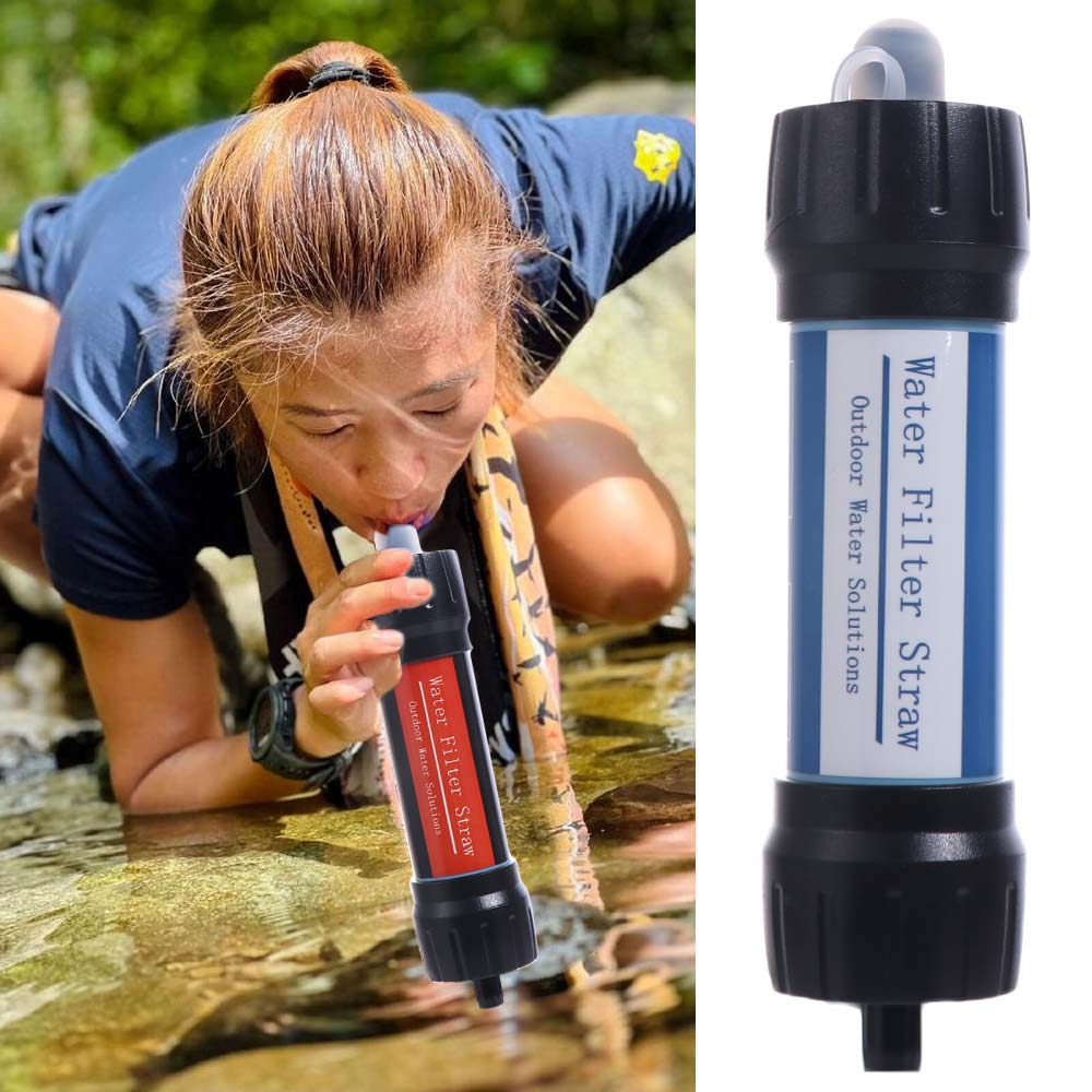 หลอดกรองน้ำขนาดเล็กแบบพกพา เคร - Water Filter Straw บทวิจารณ์และราคา