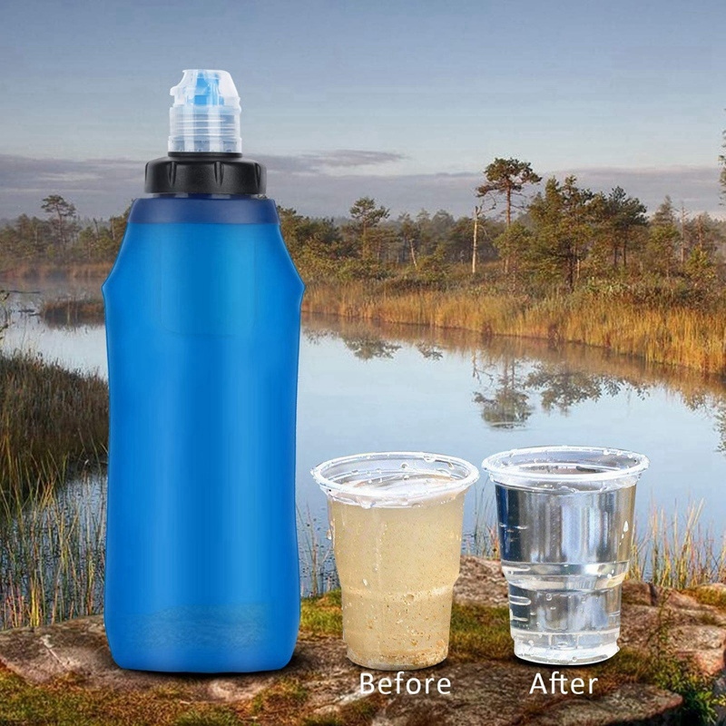 ขวดกรองน้ำ500มล. ถุงกรองน้ำอ่อ - Water Filter Straw บทวิจารณ์และราคา
